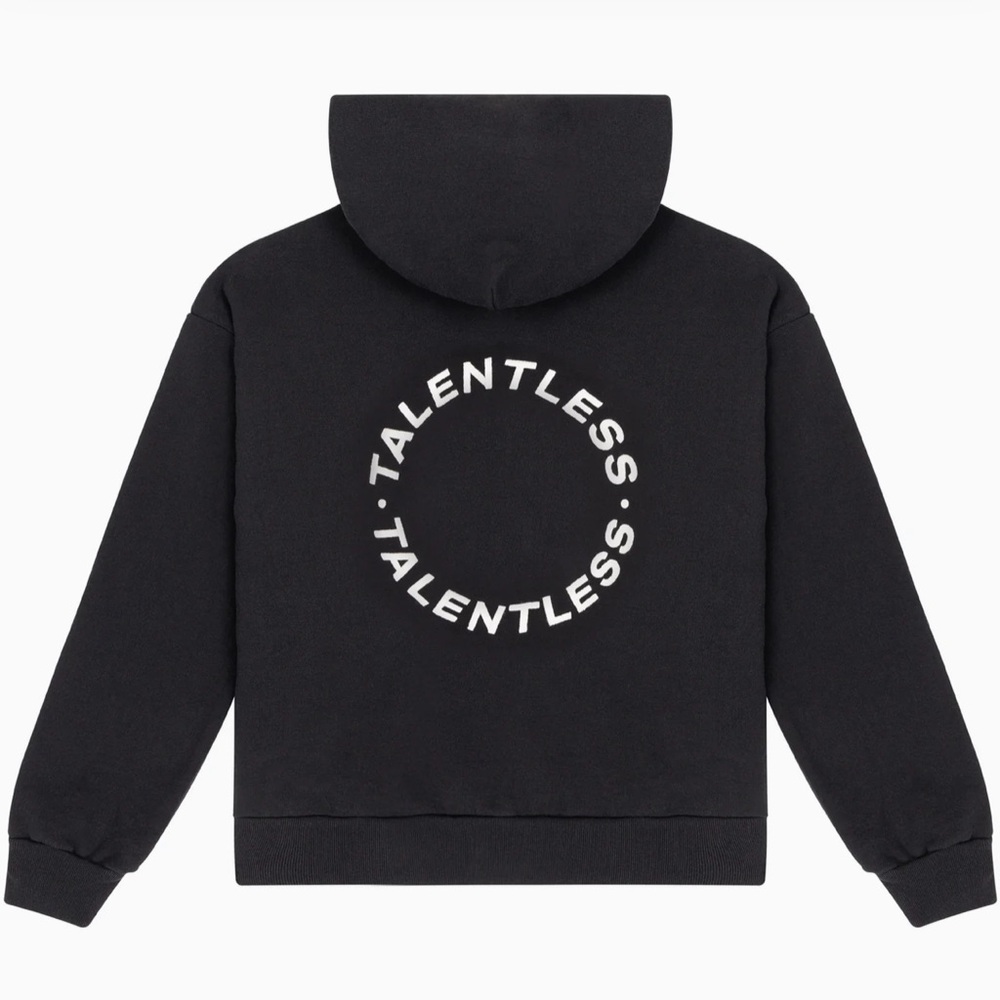 Talentless ~ by Scott Disick ~WOMENS HEAVYWEIGHT CIRCLE LOGO ZIP HOODIE